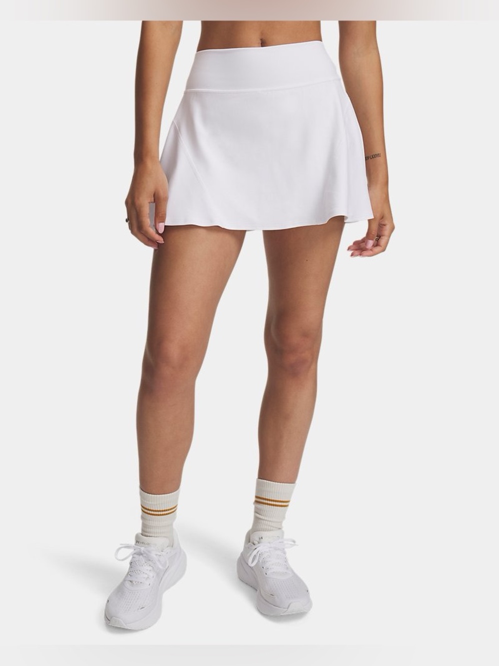 Women’s Under Armour Motion Skort white/halo grey tennis sporty country club - Picture 2 of 7